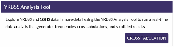 Screenshot of YAT Analysis Tool with Cross Tabulation button