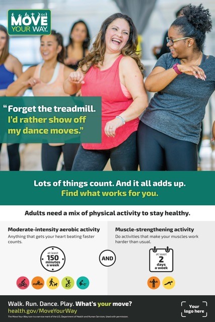 health ad promoting physical activity