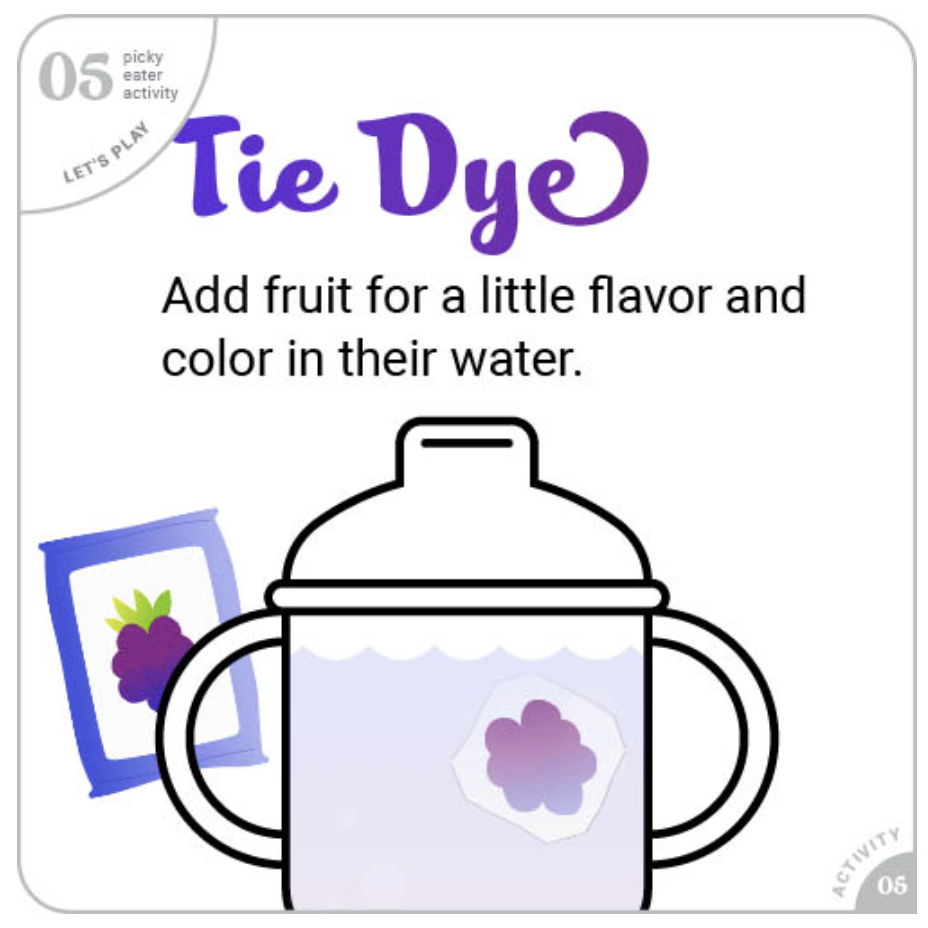 More Details about CDC Playful Activities for Picky Eaters: Tie Dye_Digital